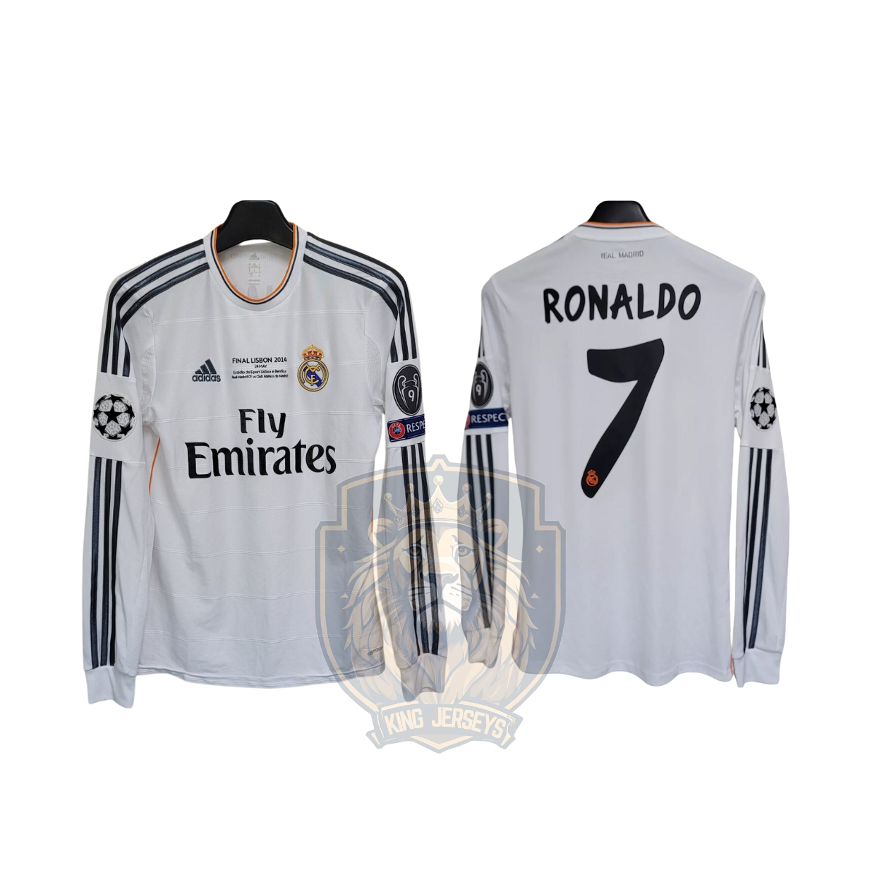 Real Madrid 2013/14 local manga larga edición Final Champions League