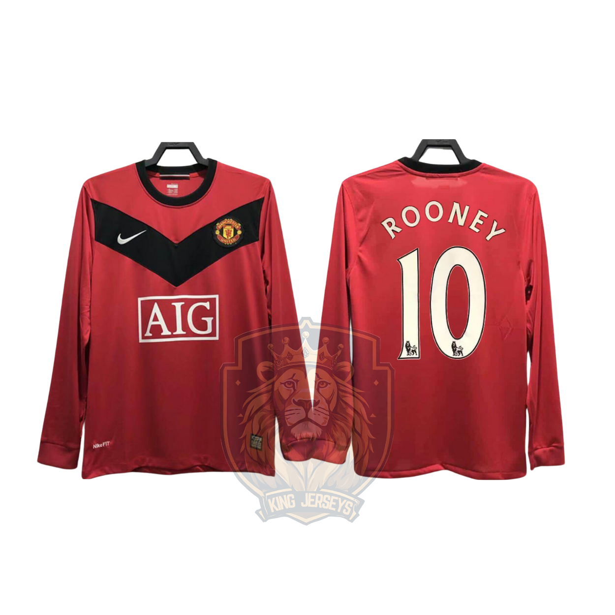 Manchester United 2009/10 local manga larga