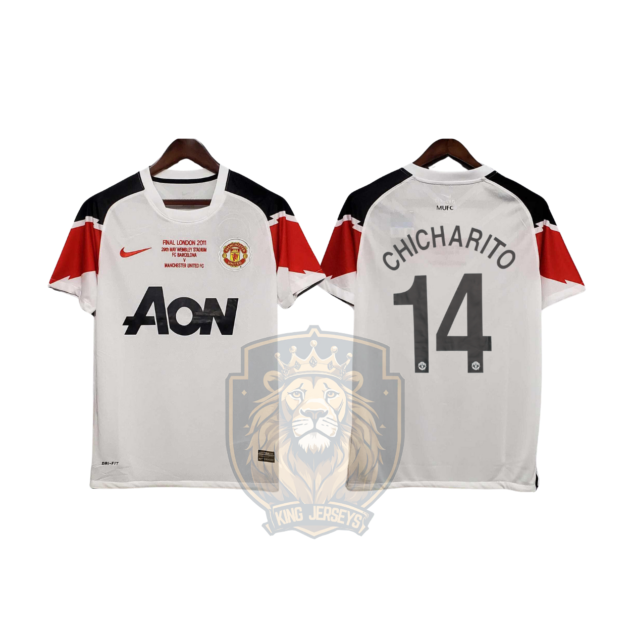 Manchester United 2010/11 visitante edición Final Champions League