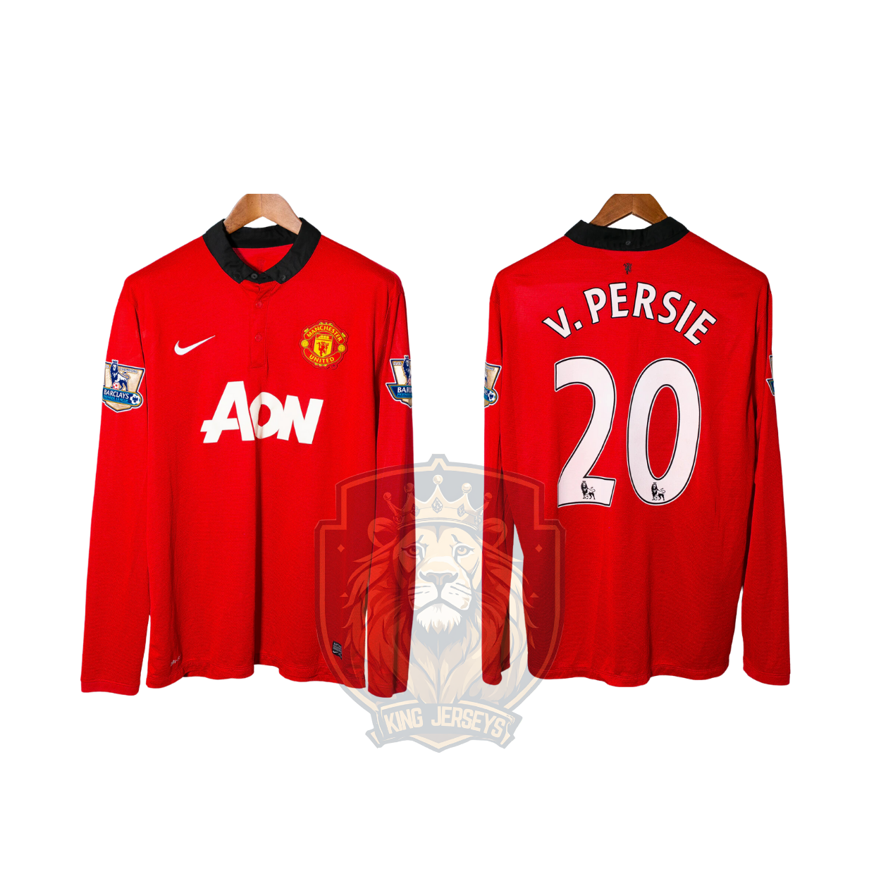 Manchester United 2013/14 local manga larga