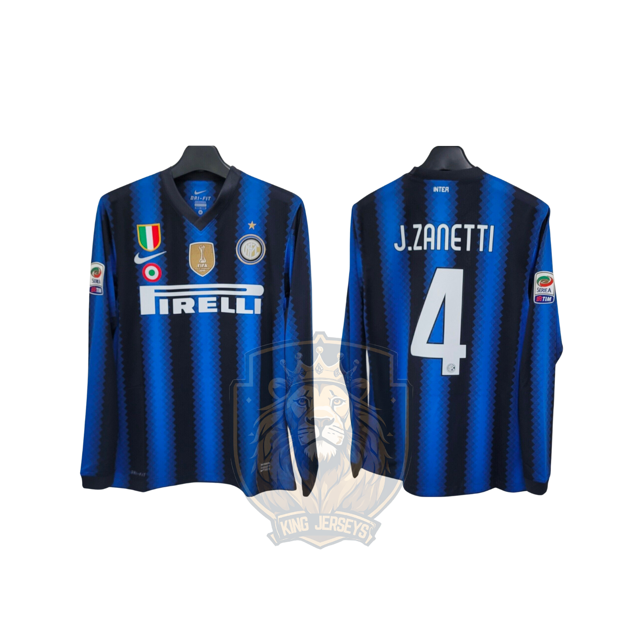 Inter Milan 2010/11 local manga larga