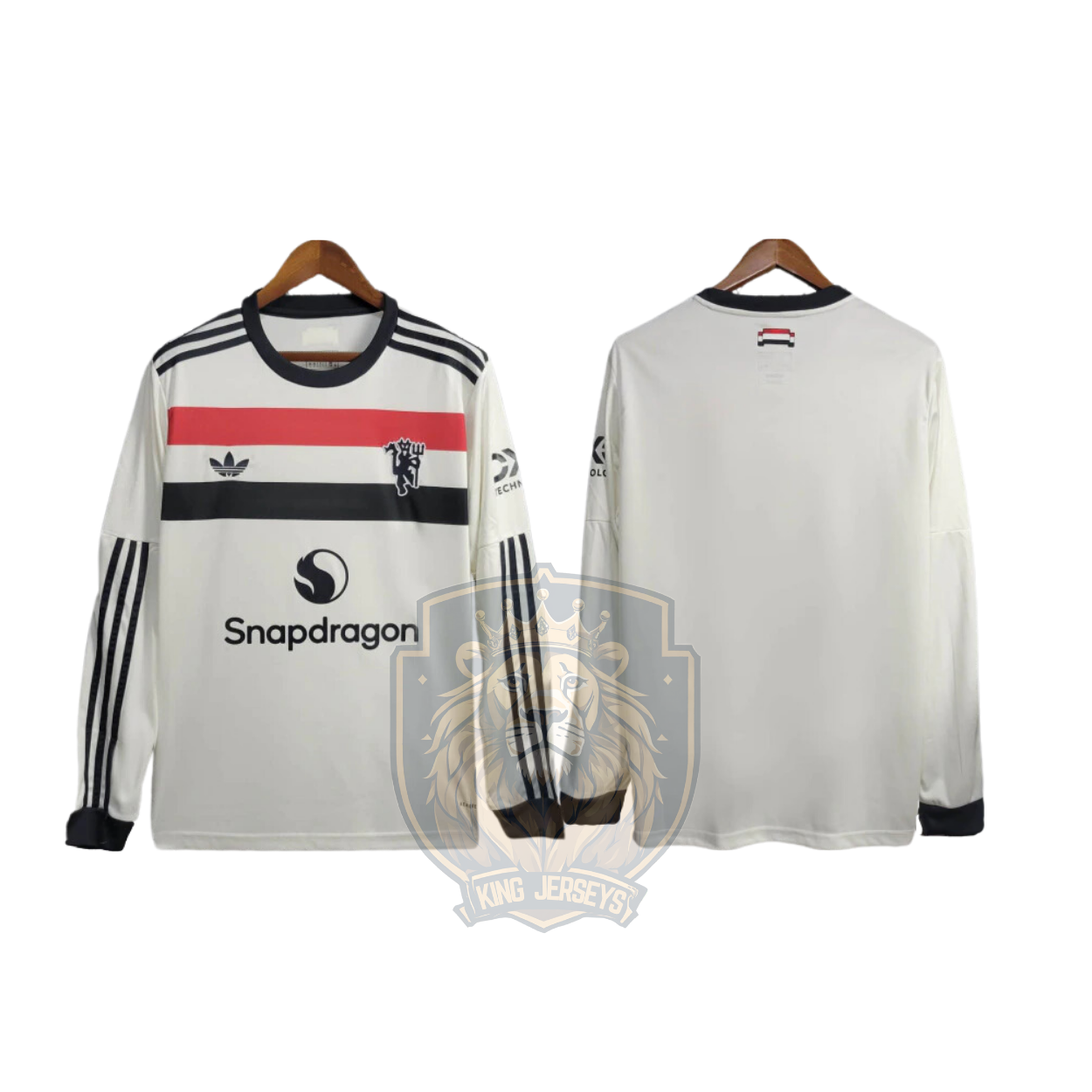 Manchester United 2024/25 alternativa manga larga aficionado