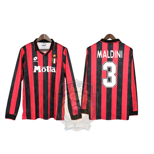 AC Milan 1993/94 local manga larga