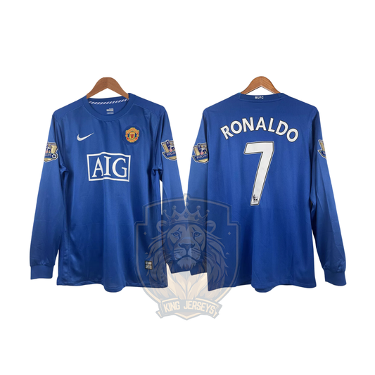 Manchester United 2008/09 alternativa manga larga