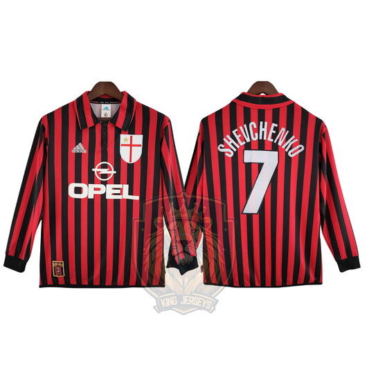 AC Milan 1999/00 local manga larga