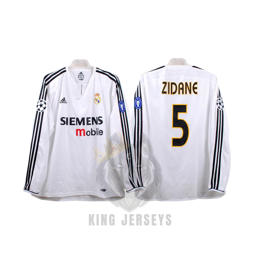 Real Madrid 2003/04 local manga larga