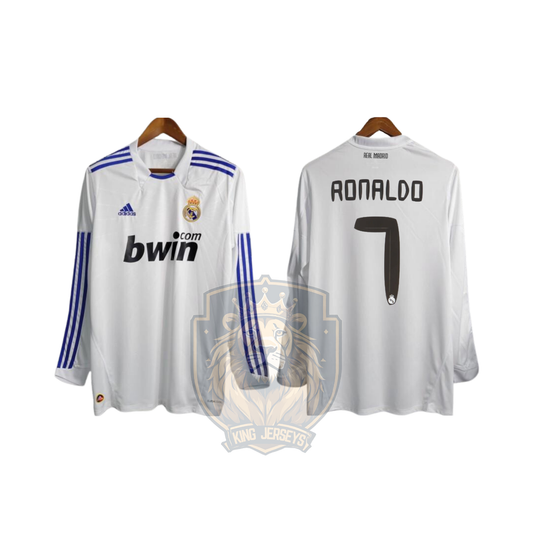 Real Madrid 2010/11 local manga larga