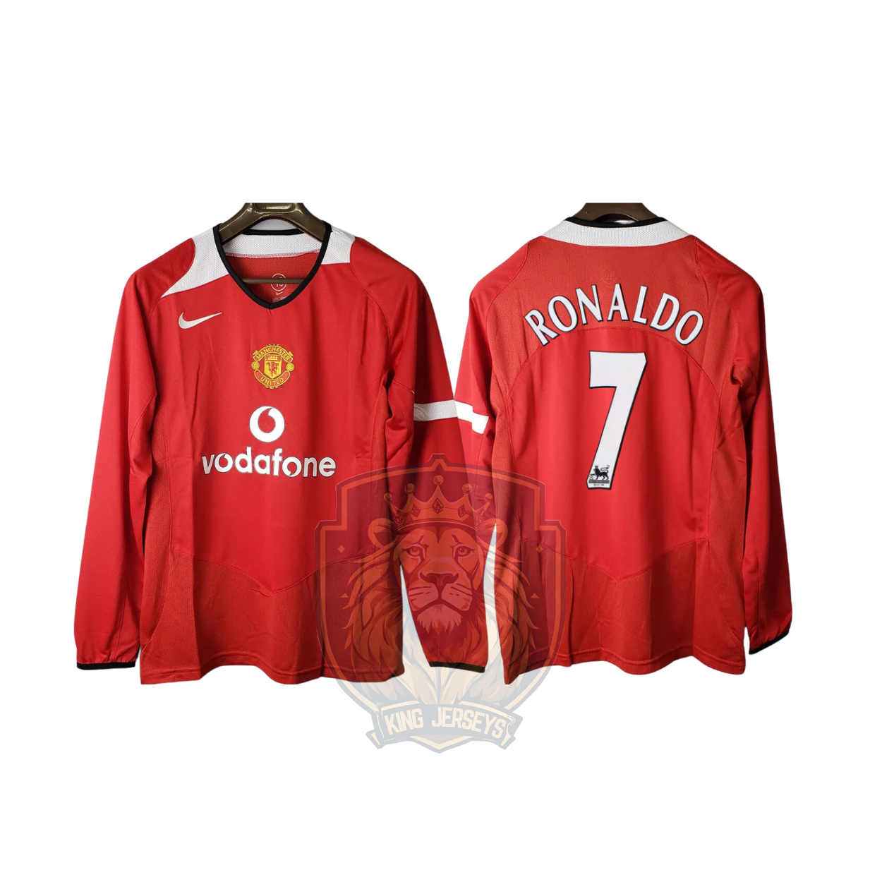 Manchester United 2004/06 local manga larga